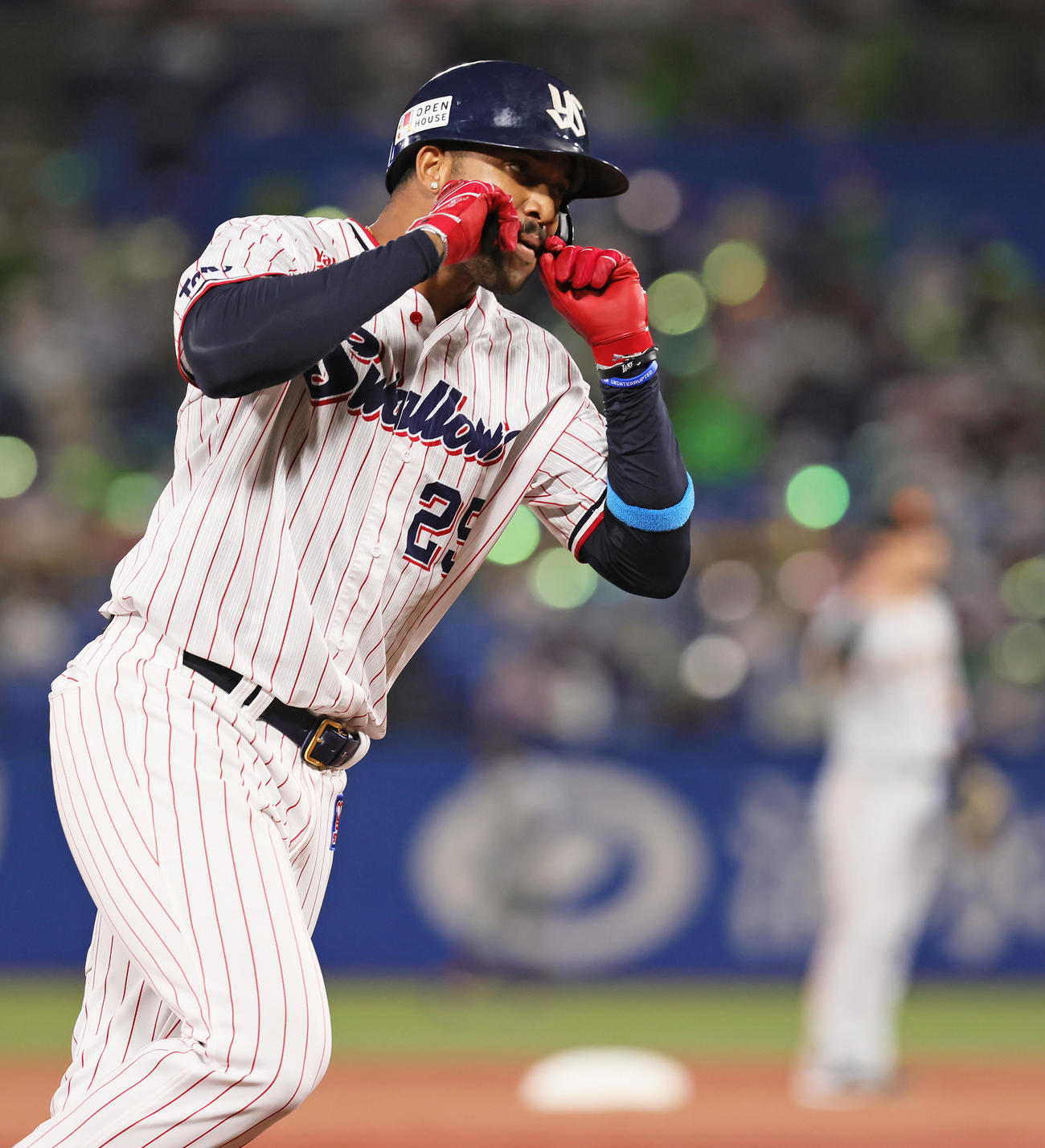 ヤクルト・サンタナ（2021年10月15日撮影）