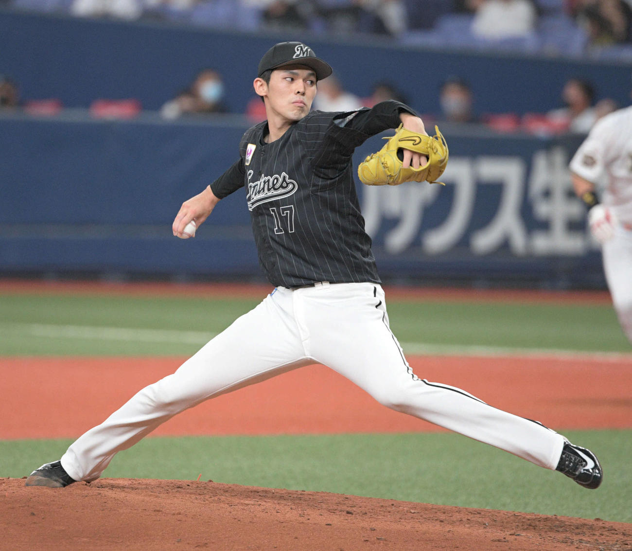 ロッテ佐々木朗希（2021年10月14日撮影）