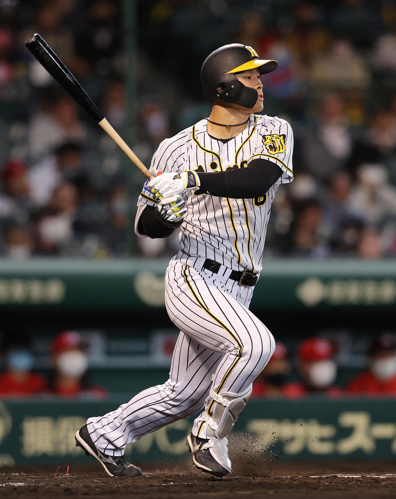 阪神佐藤輝明（2021年10月18日撮影）