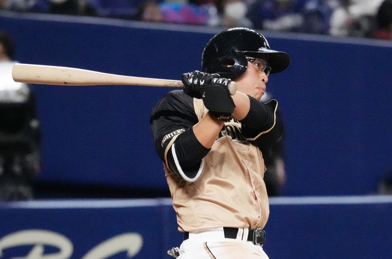 日本ハム今井順之助（21年3月20日撮影・森本幸一）