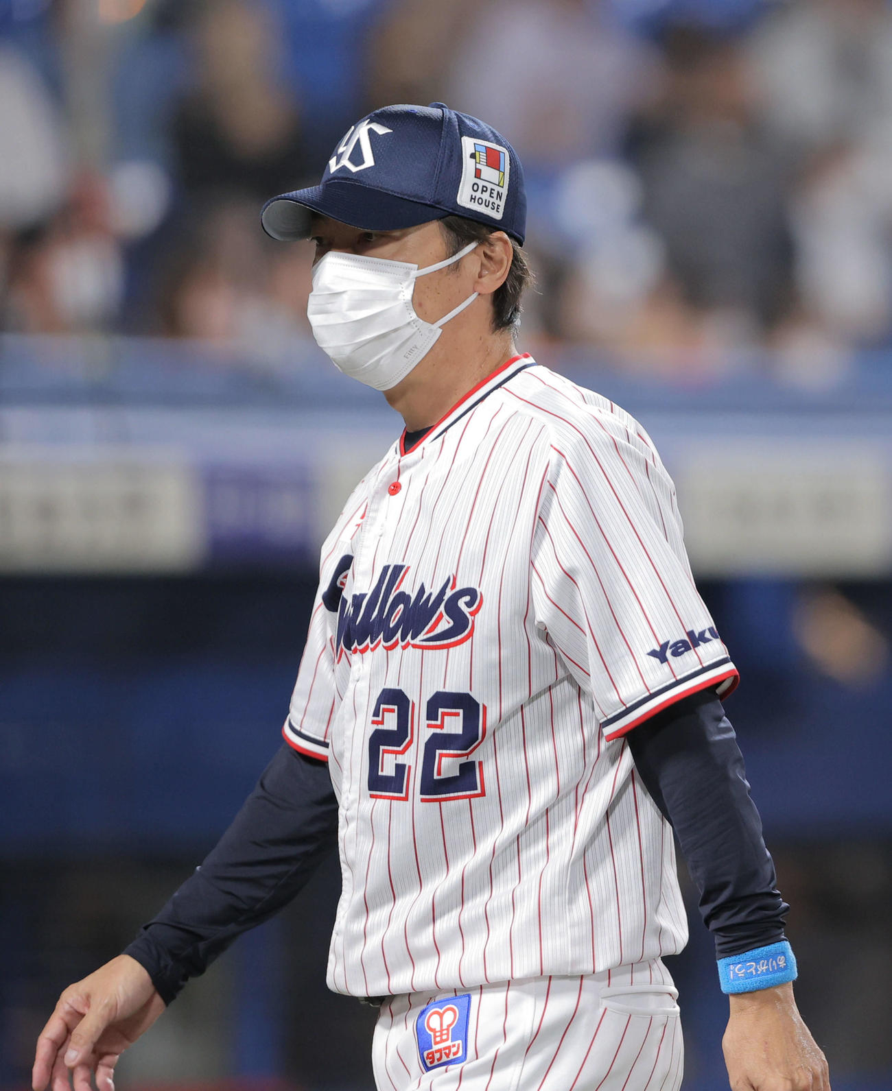 ヤクルト高津臣吾監督（2021年10月15日撮影）
