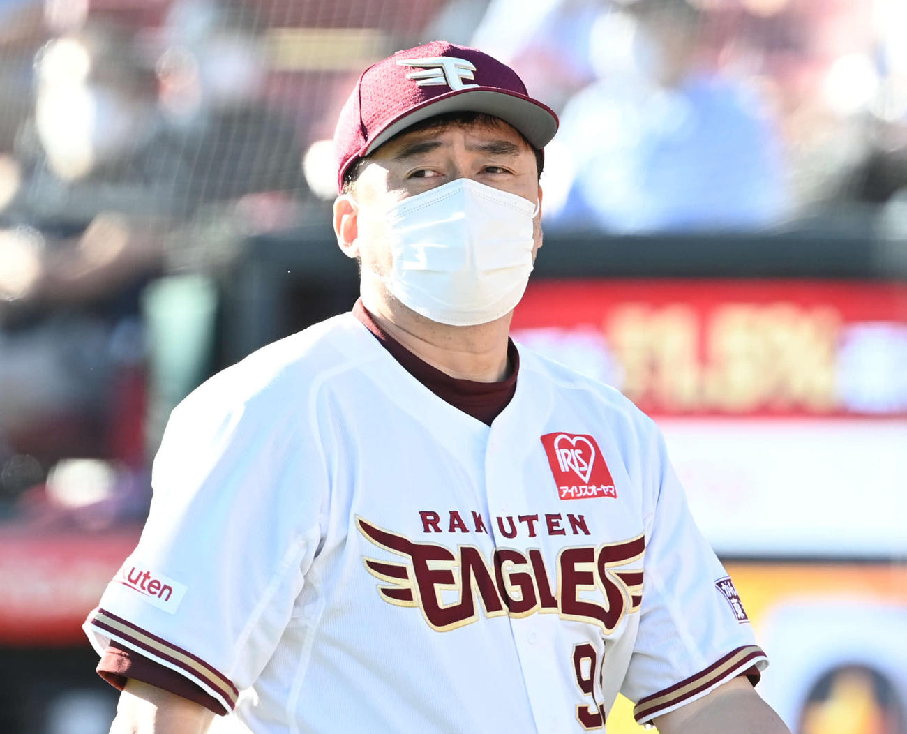楽天石井GM兼監督（2021年9月20日撮影）