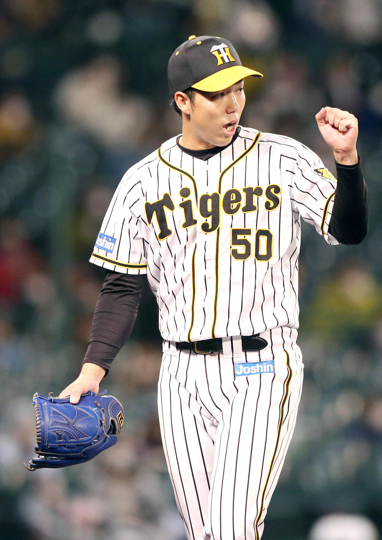 阪神青柳晃洋（2021年10月18日撮影）