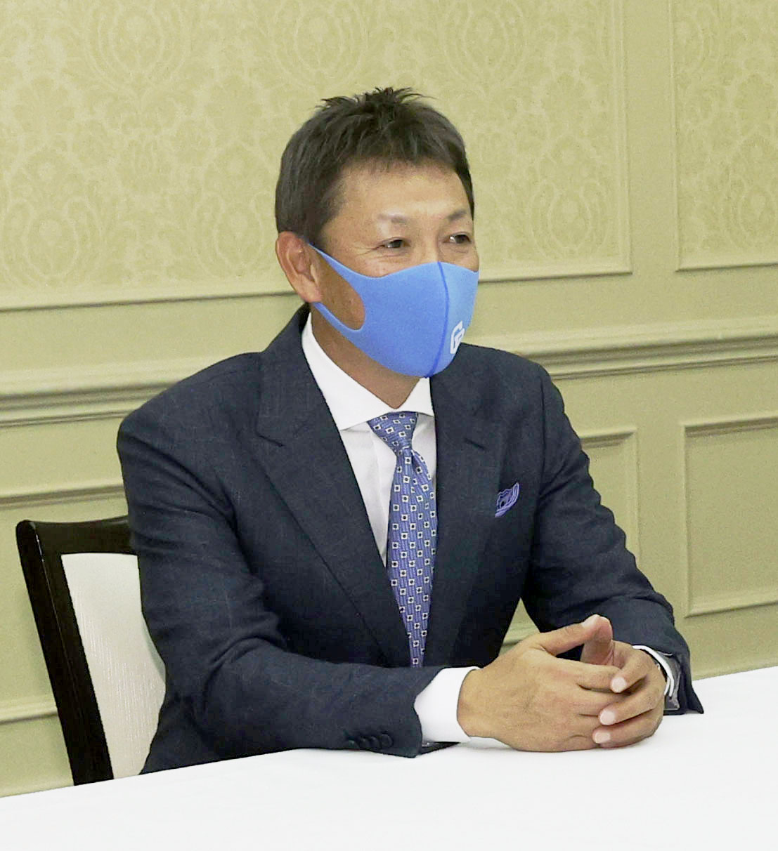 中日の監督に就任する立浪和義氏（代表撮影）