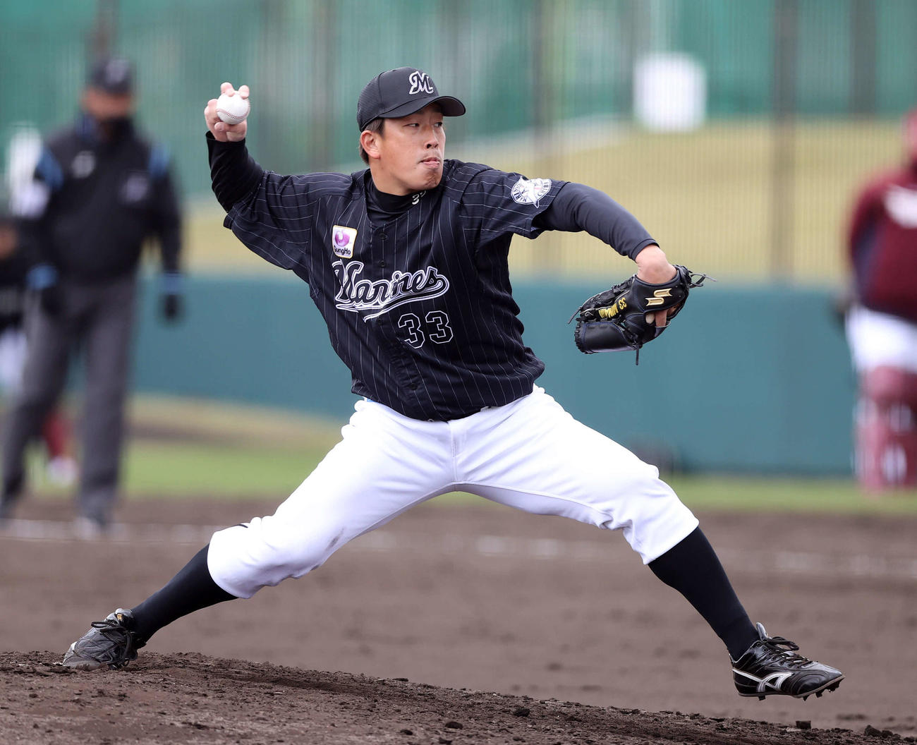 ロッテ南昌輝（2021年2月18日撮影）