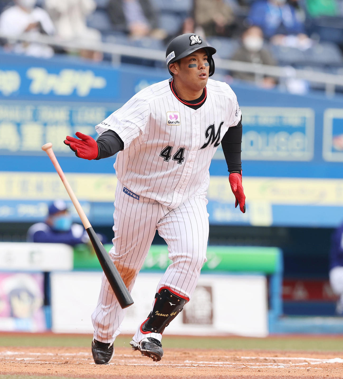ロッテ井上晴哉（2021年3月12日撮影）