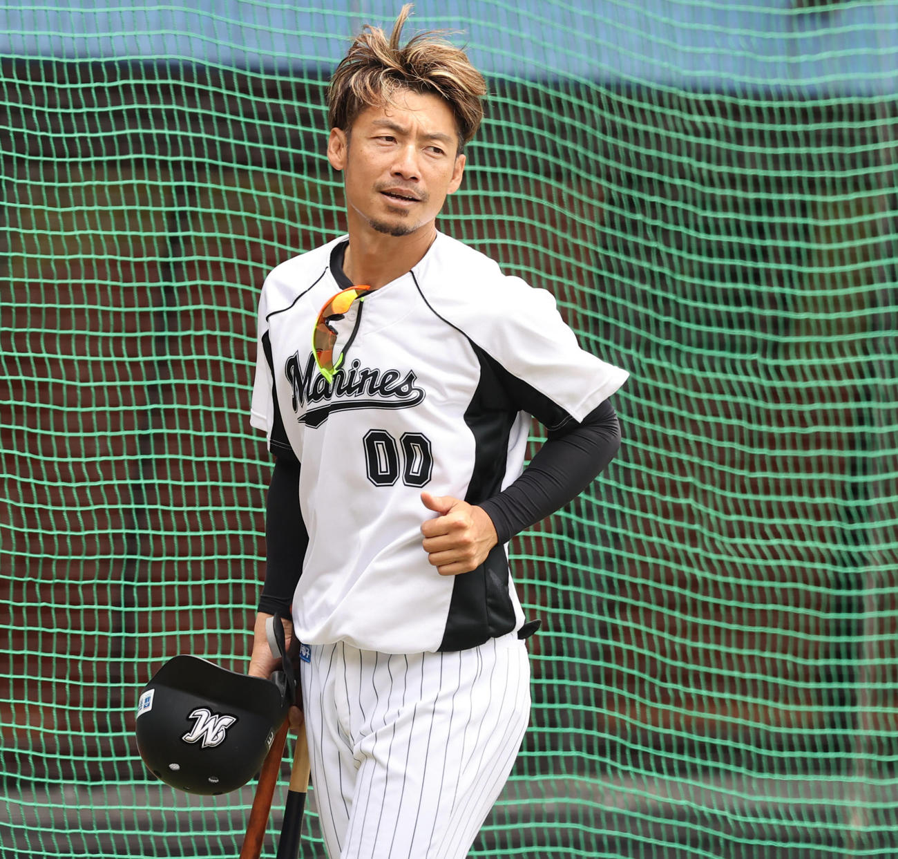 ロッテ鳥谷敬（2021年6月13日撮影）