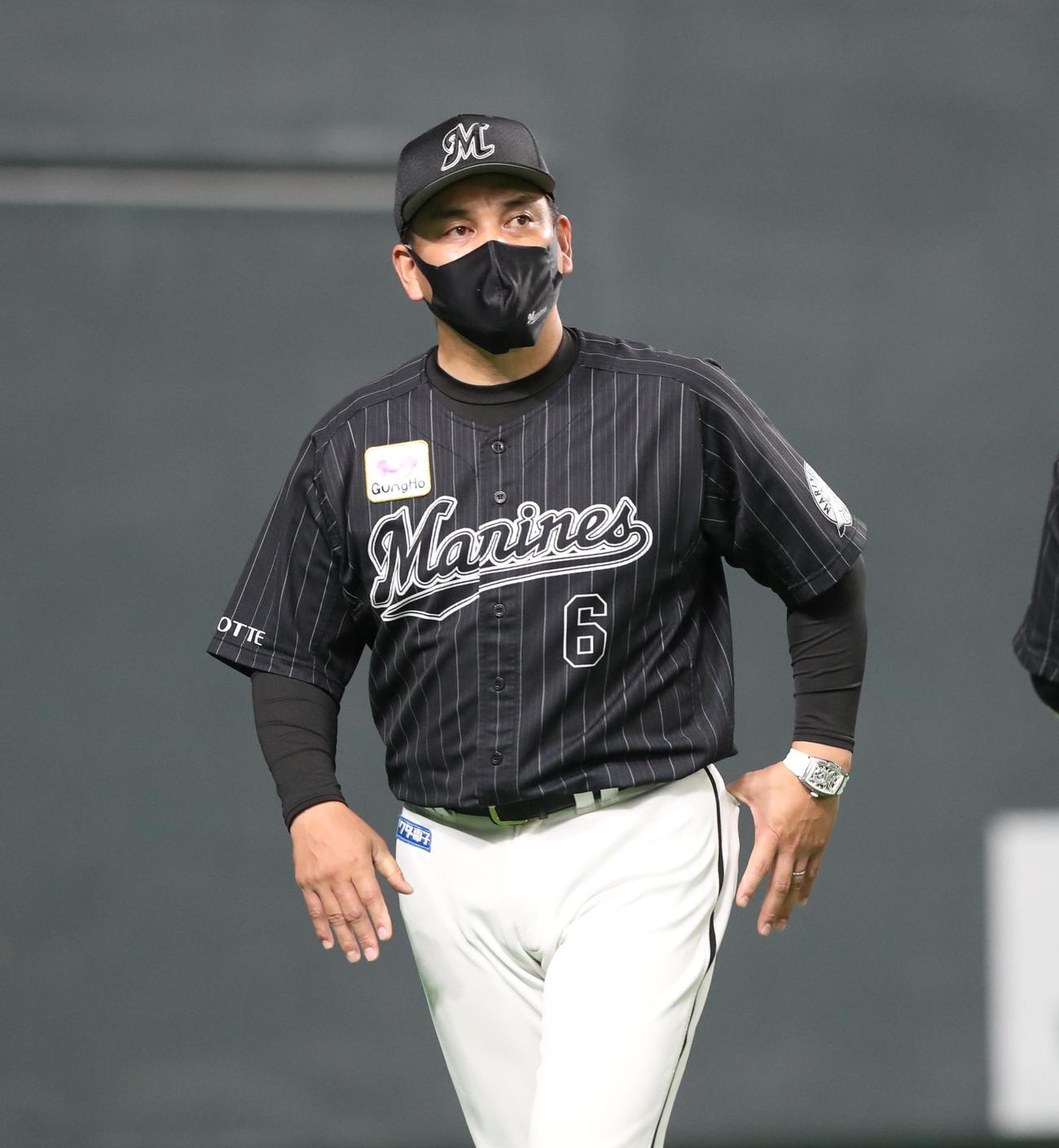 ロッテ井口監督（2021年10月10日撮影）