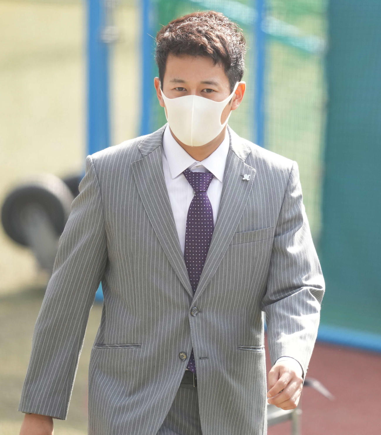戦力外通告を受けたロッテ永野（撮影・鈴木みどり）