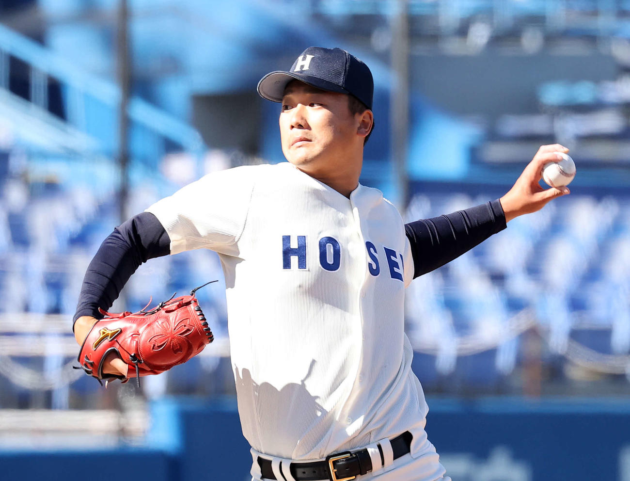 法大・山下輝（2021年10月20日撮影）