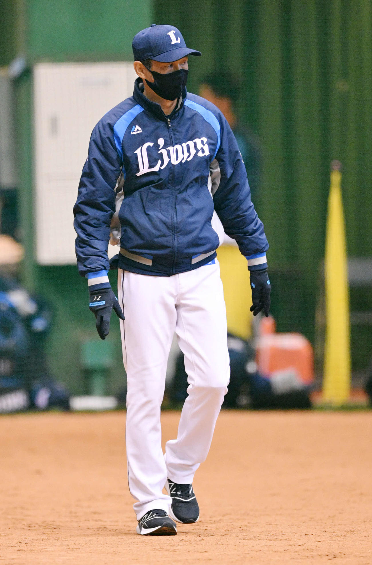 西武2軍監督に就任する西口文也コーチ（2021年2月13日撮影）
