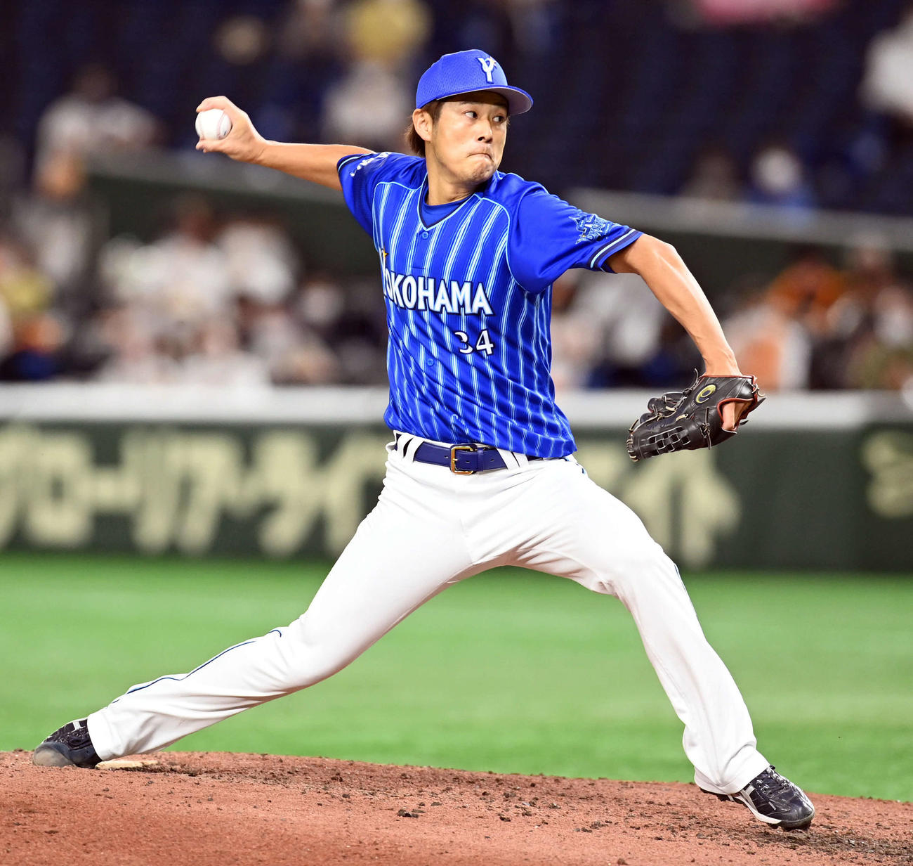 DeNA平田真吾（2021年8月21日撮影）