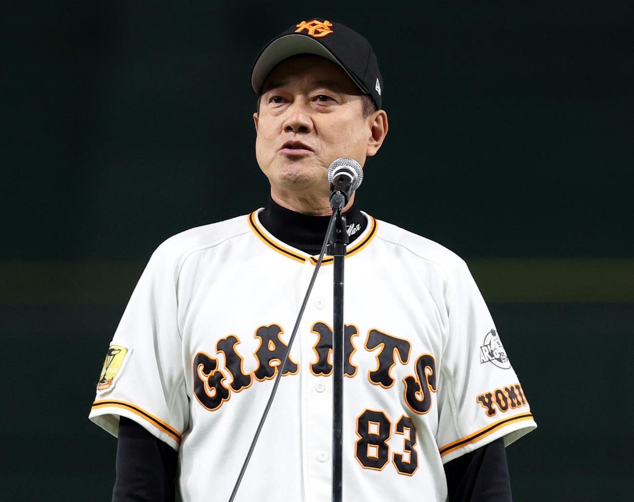 巨人原監督（2021年10月23日撮影）