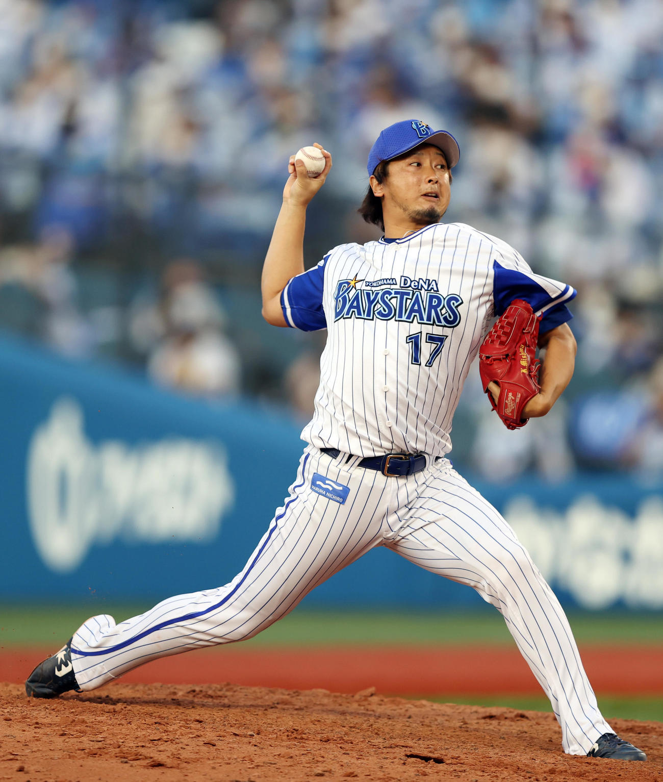 DeNA三嶋一輝（2021年10月10日撮影）