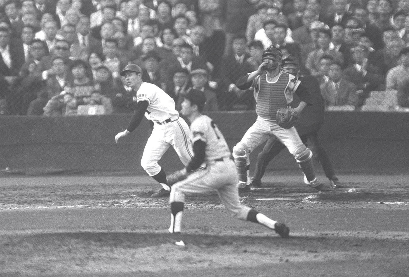 71年　日本シリーズ第3戦　9回裏2死一、三塁　王に逆転サヨナラ本塁打を浴びる山田