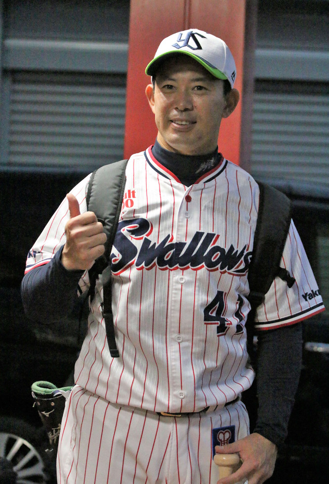 今季限りで現役を引退したヤクルト雄平