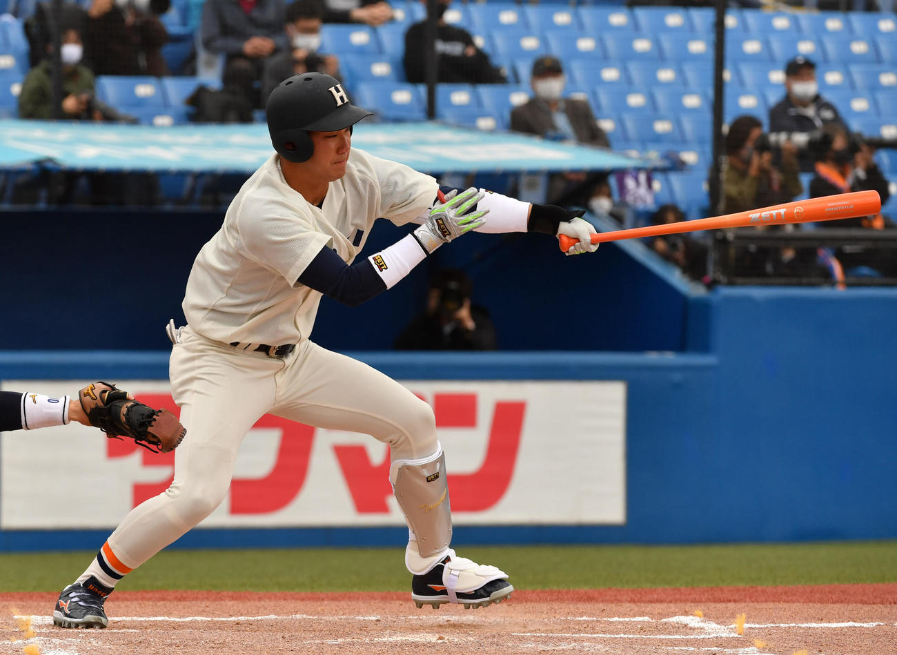 法大・小池智也（2021年4月17日撮影）