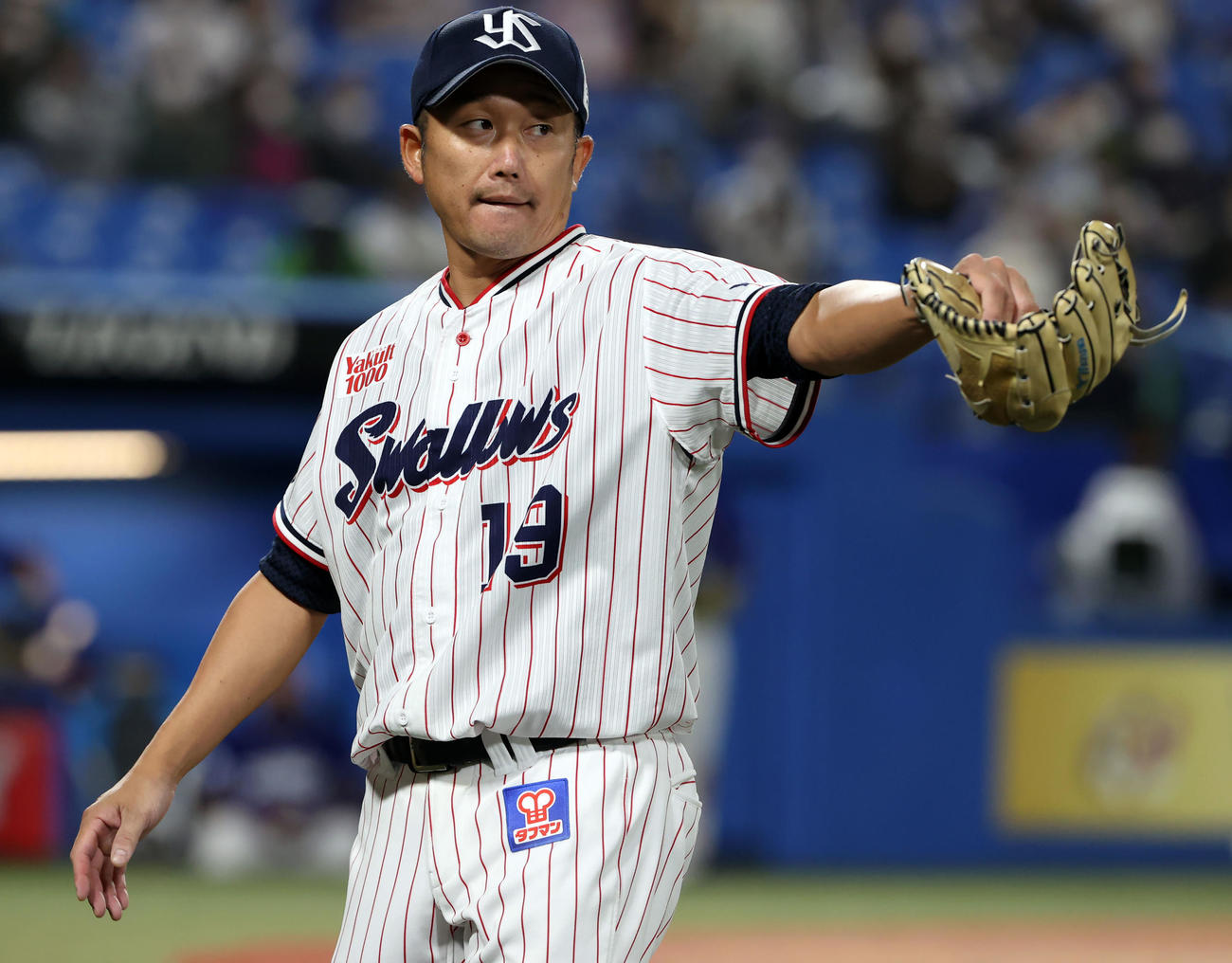 ヤクルト石川雅規（2021年9月26日撮影）