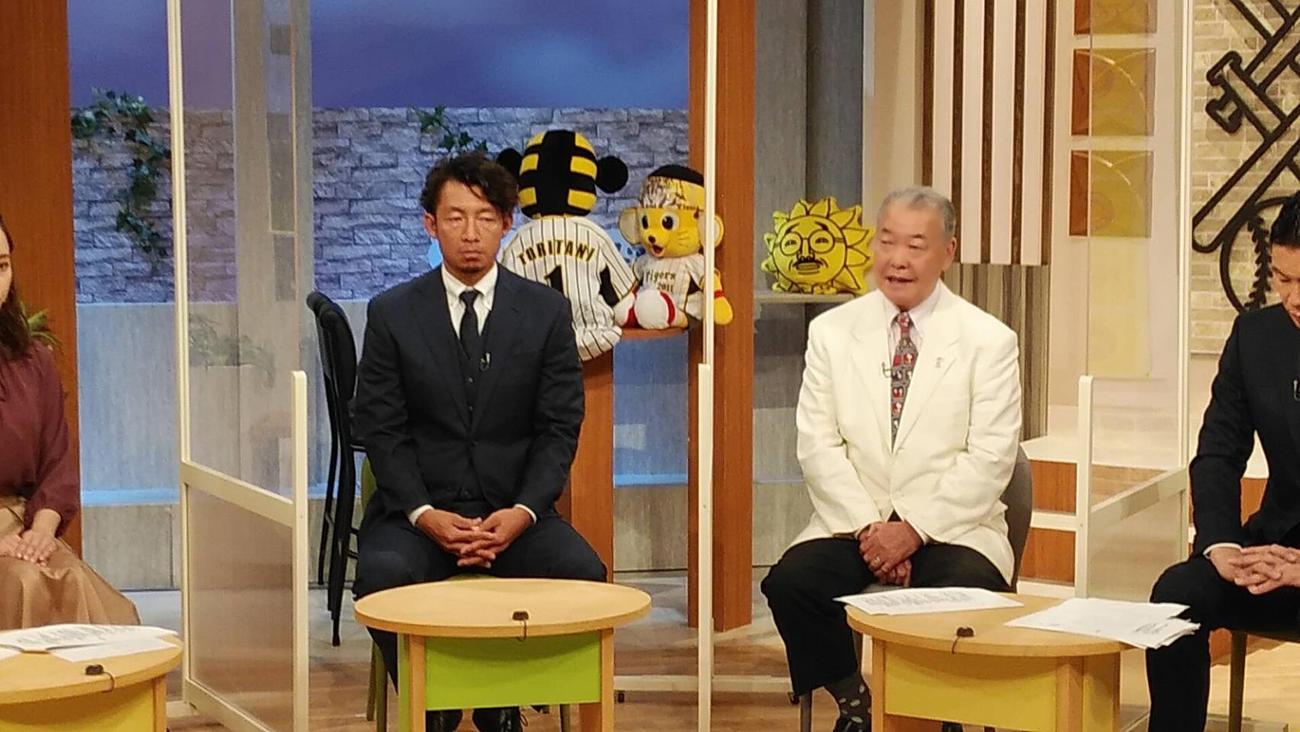 サンテレビ「熱血！タイガース党」に出演する鳥谷敬氏（サンテレビ提供）