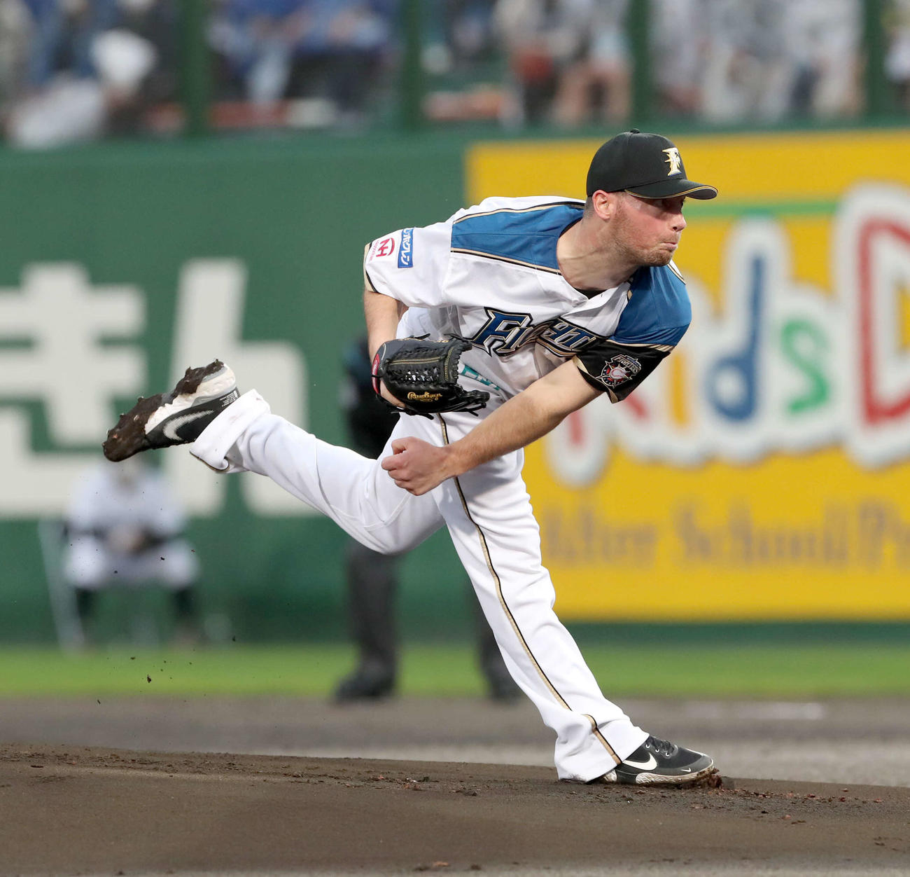 日本ハムのアーリン投手（21年7月7日撮影）