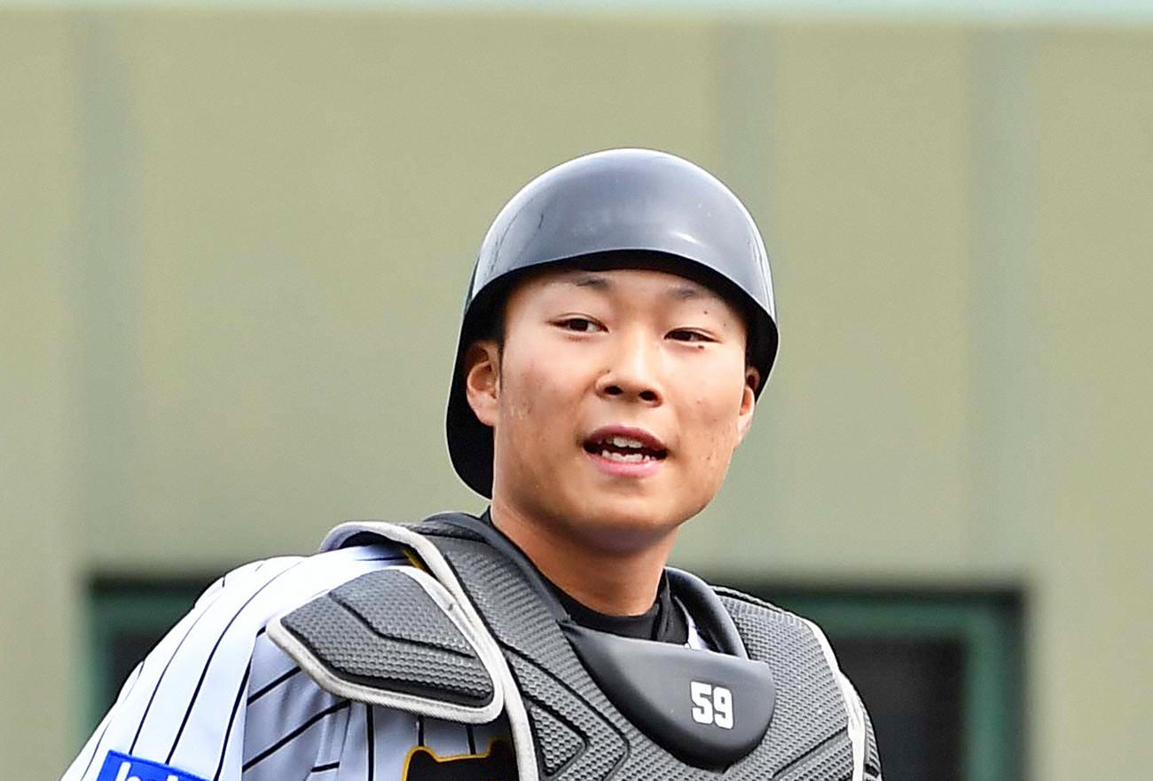 阪神藤田健斗（2020年3月13日撮影）
