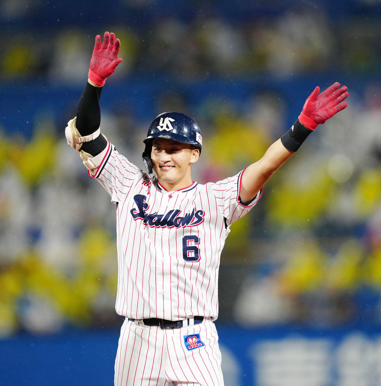 ヤクルト元山飛優（2021年9月14日撮影）