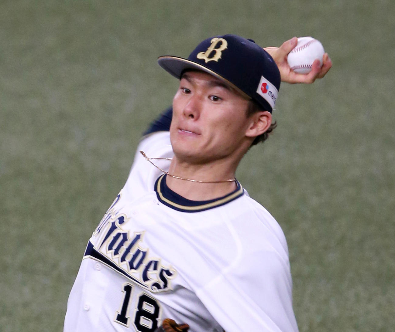 オリックス山本由伸（2021年11月9日撮影）