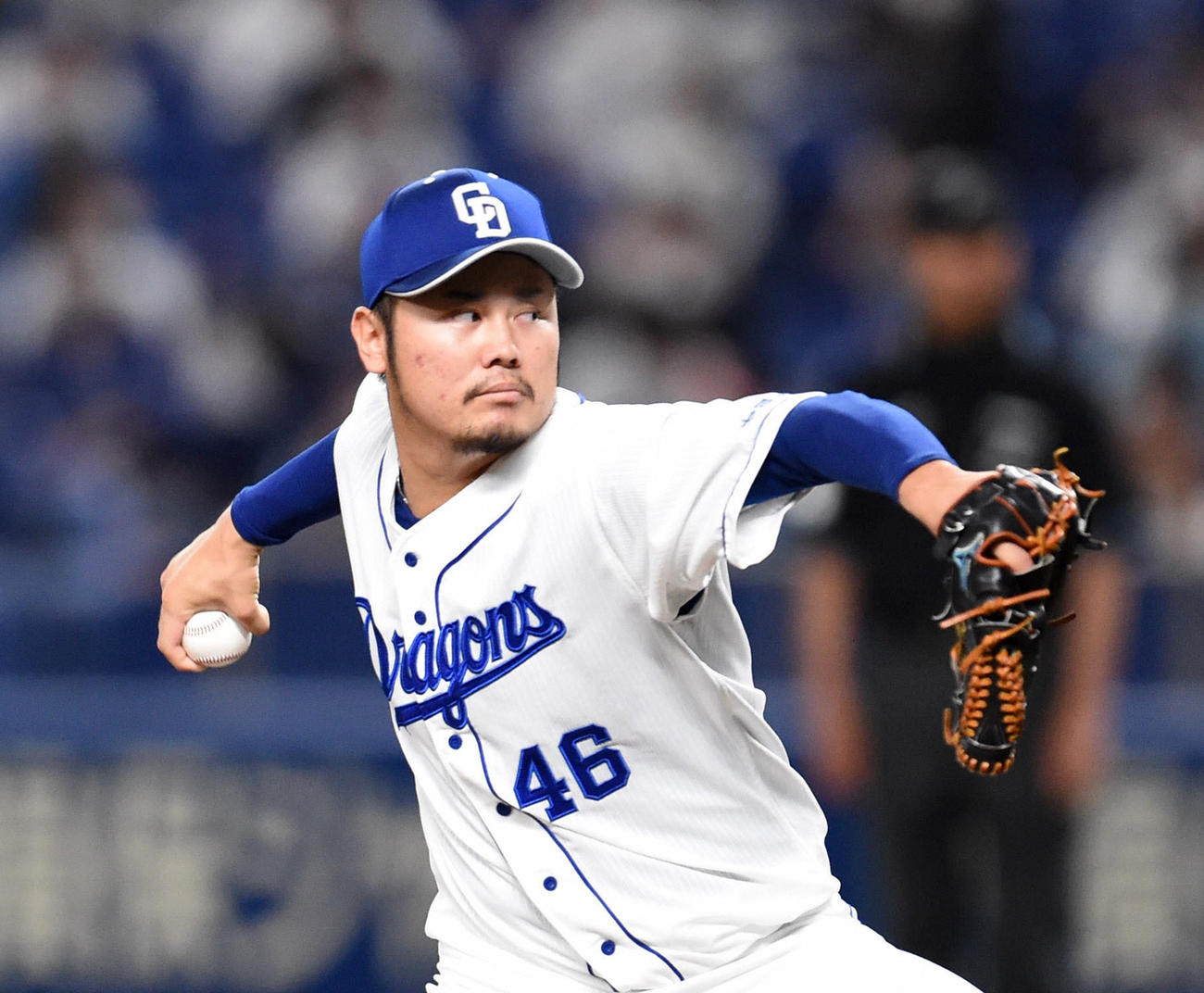中日鈴木博志（2021年5月撮影）