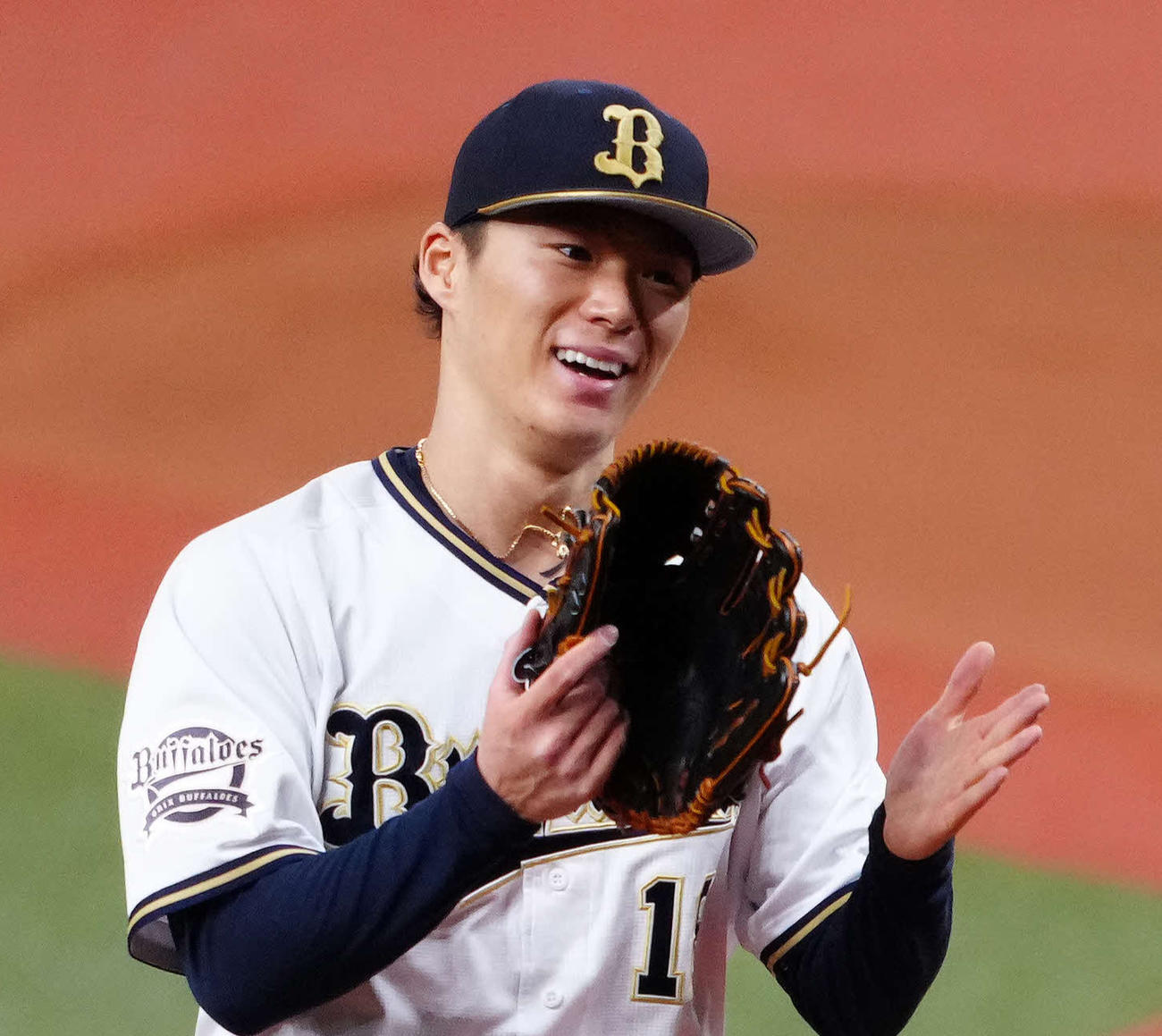 山本由伸（2021年11月10日撮影）