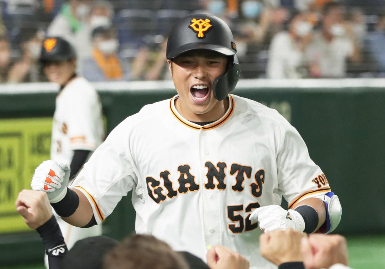 巨人・北村拓己（2021年9月18日撮影）