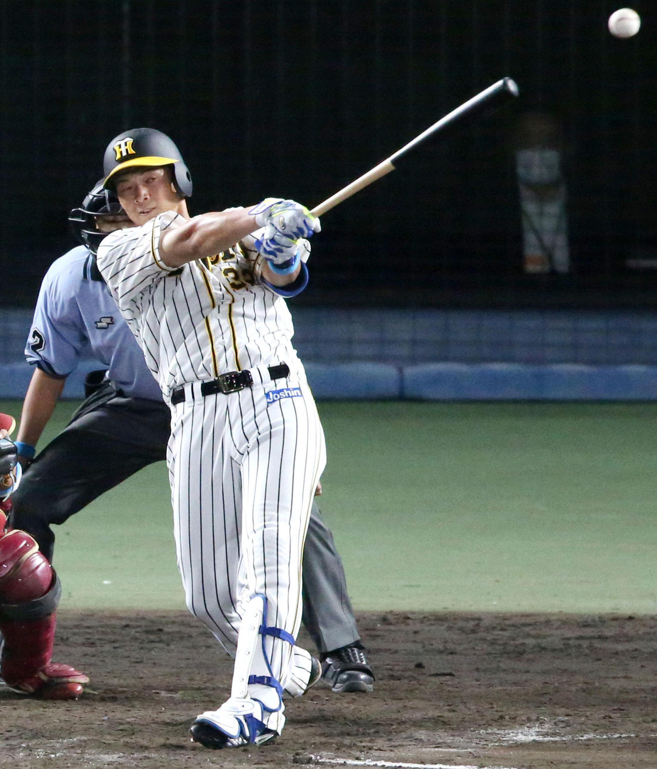阪神井上広大＝2021年7月15日