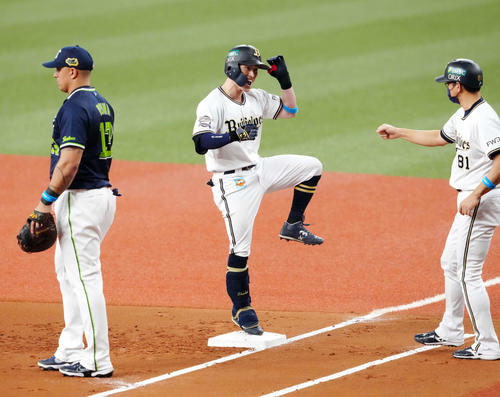 福田周平選手　オリックスバファローズ　本人着用　日本シリーズ　キャップ　帽子 オリックス】福田周平、外野転向2年でGG賞初受賞 守備力向上の裏に