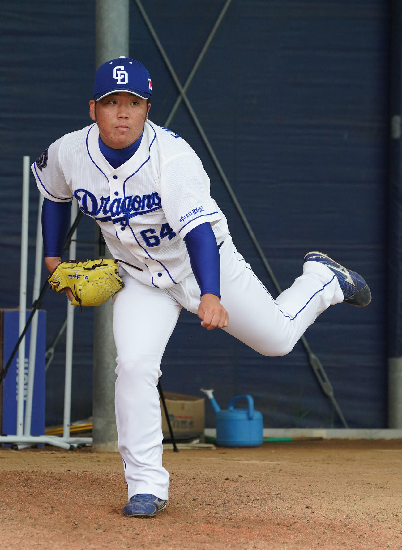中日福島章太（2021年2月18日撮影）