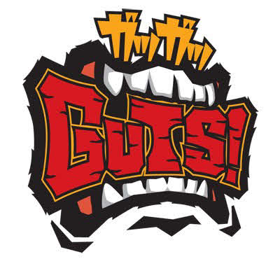 広島の来季のスローガン「ガツガツGUTS！」のイラスト