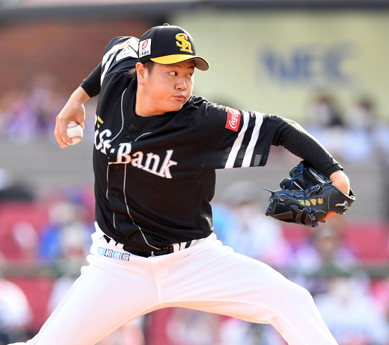 ソフトバンク津森宥紀（2021年6月26日撮影）