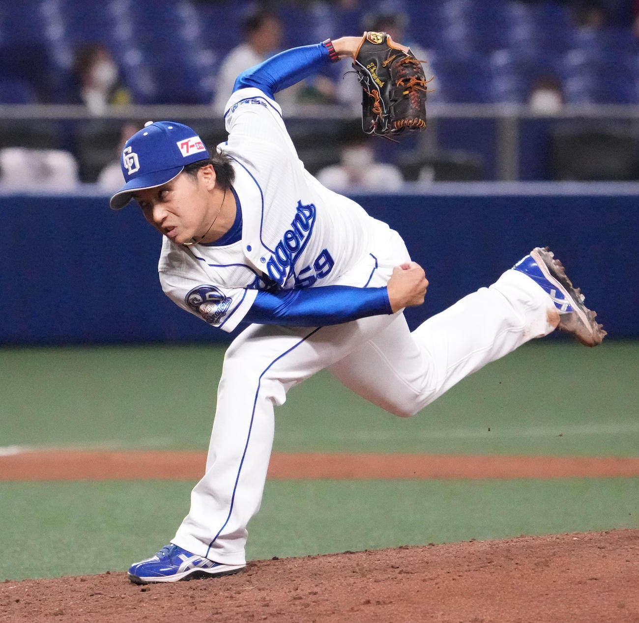 中日山本拓実（2021年7月2日撮影）