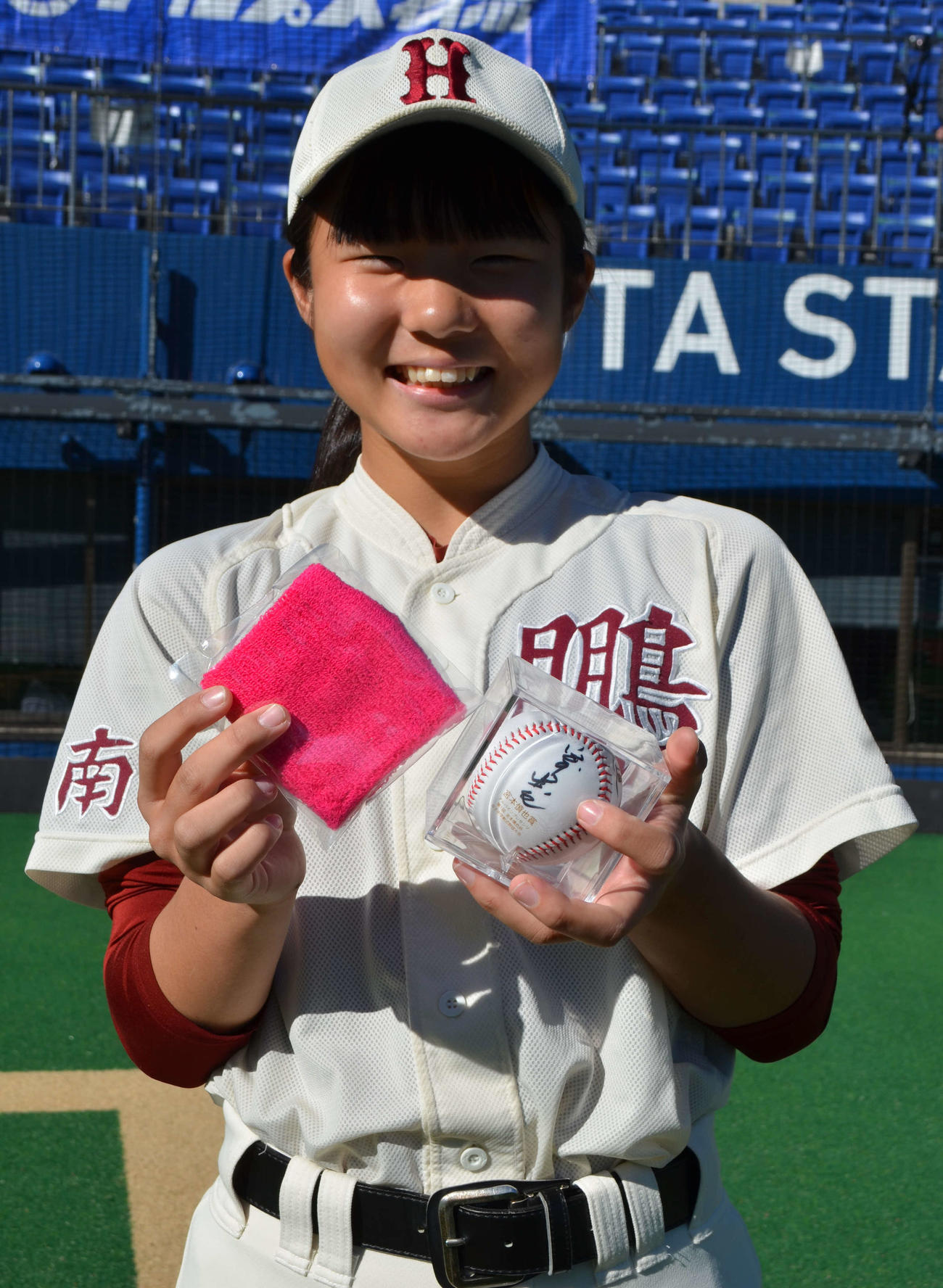 MVPに輝いた城南鵬翔クラブの佐藤陽菜（撮影・吉池彰）