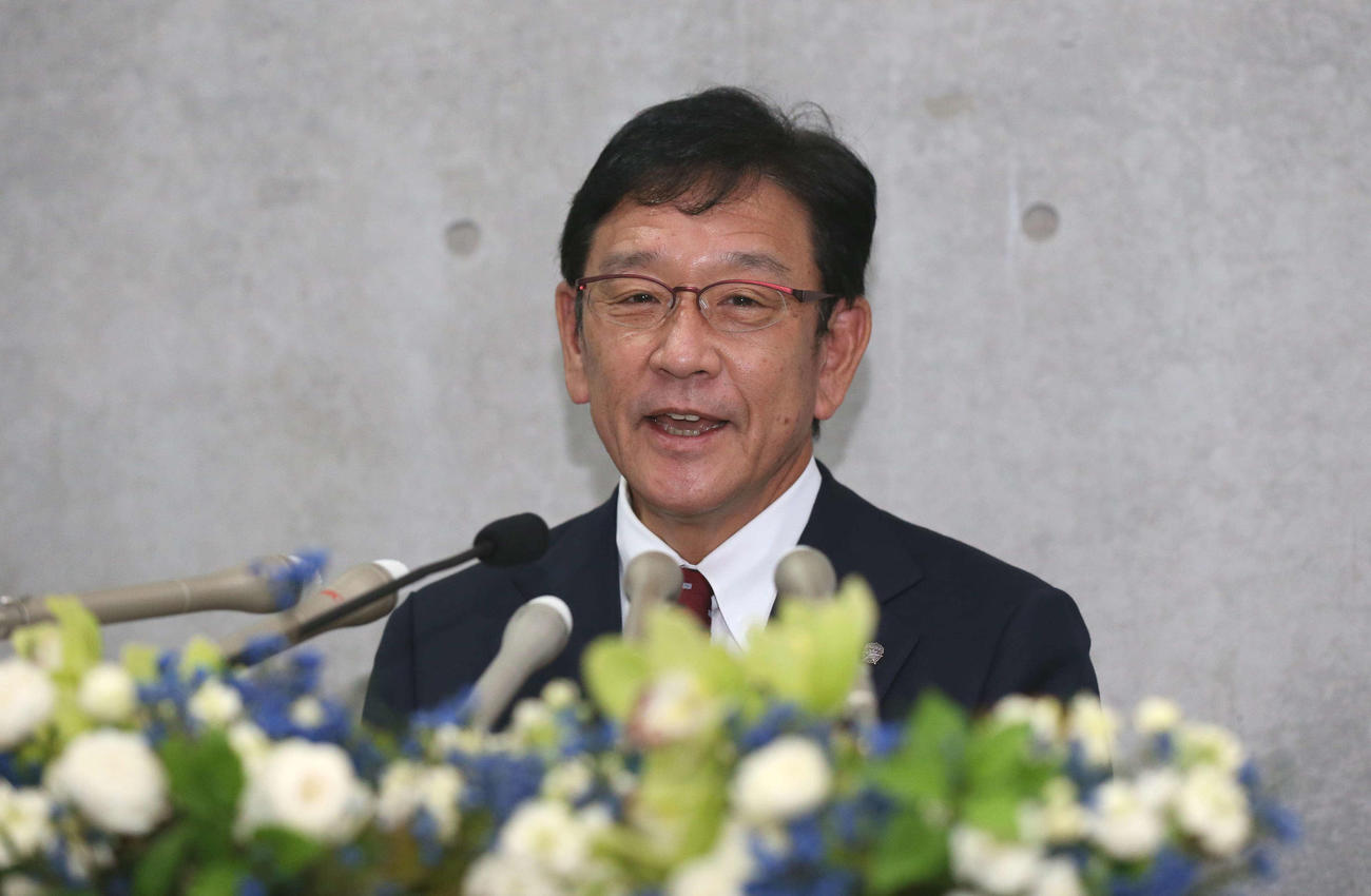 栗山英樹氏（2021年11月1日撮影）