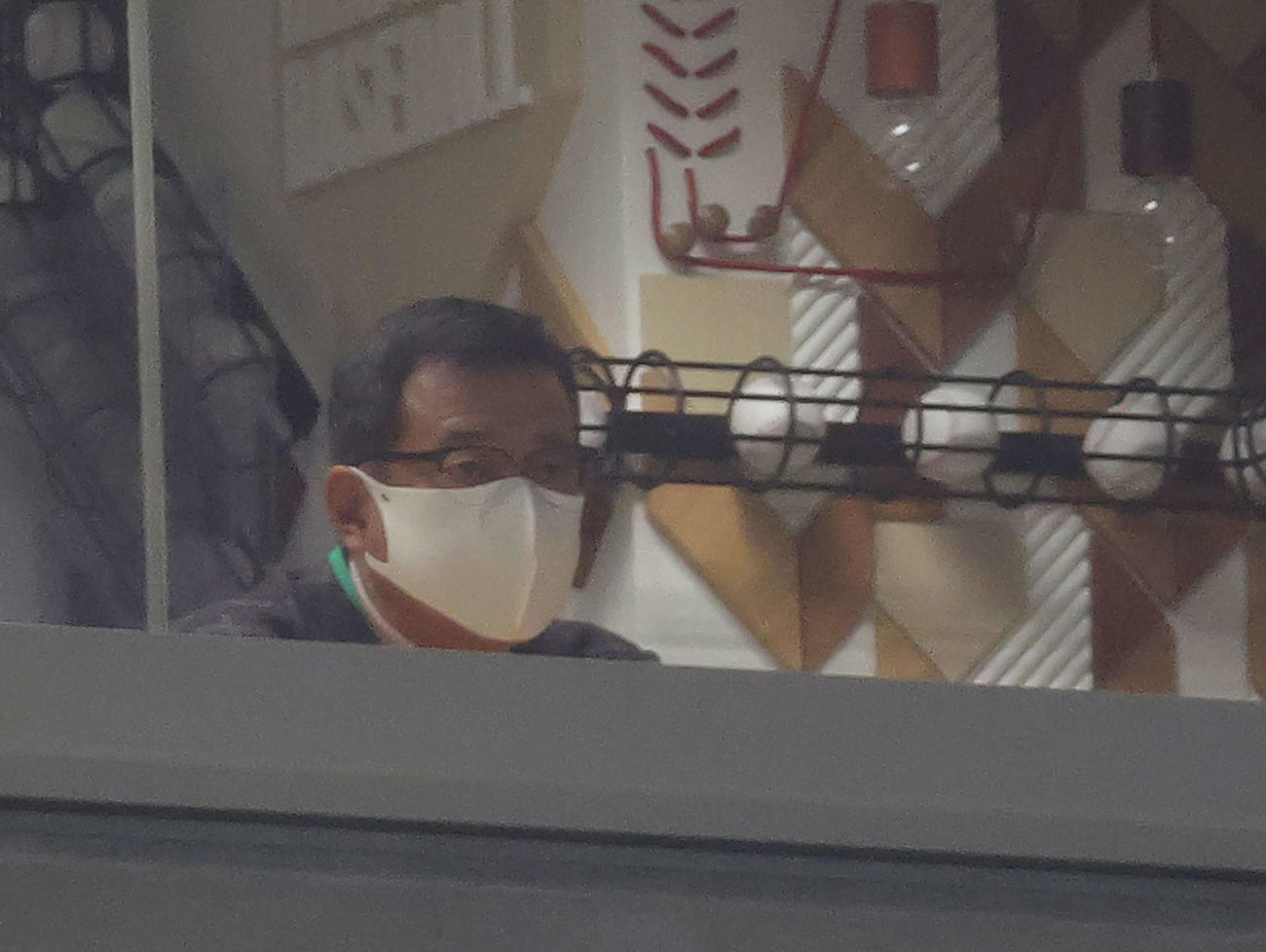 ホンダ熊本対JR東日本　視察に訪れた巨人原監督（撮影・河野匠）