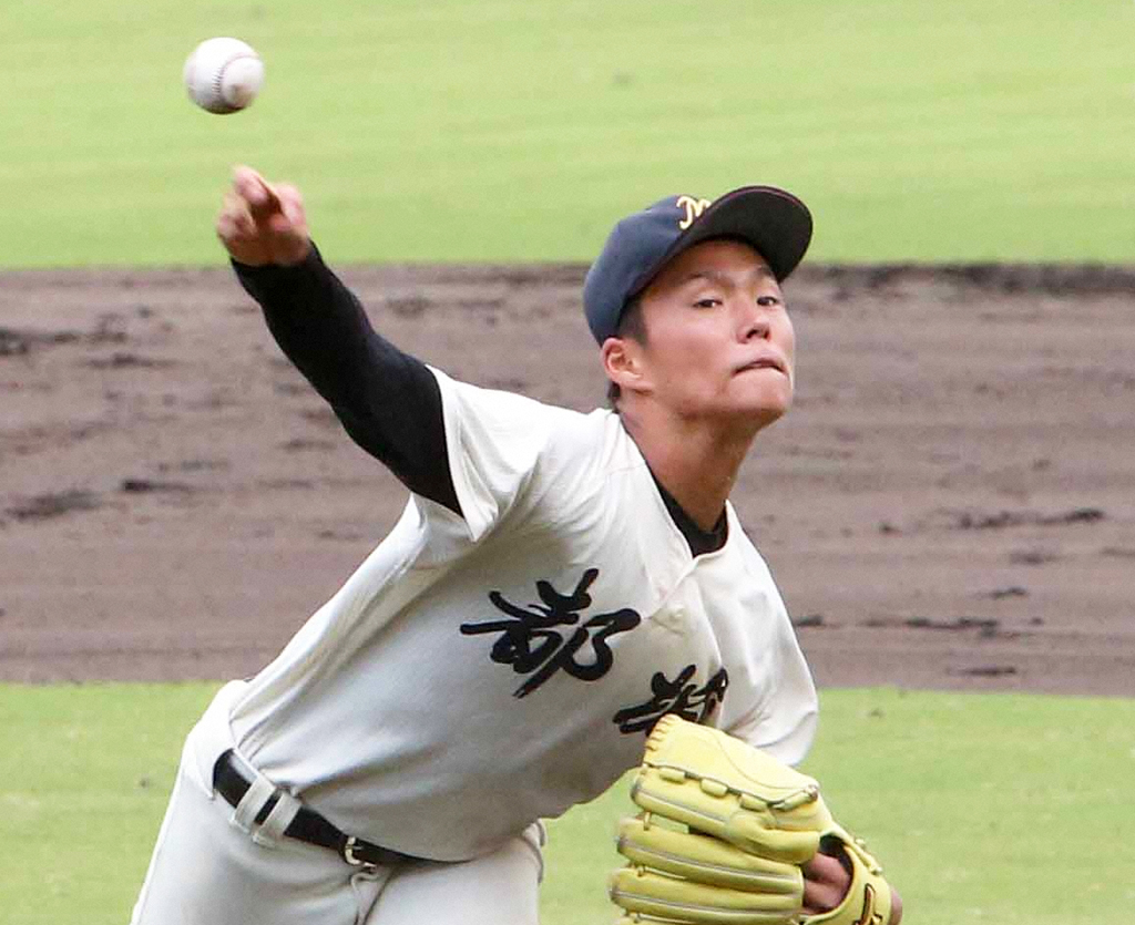 都城時代の山本由伸（2016年7月16日撮影）