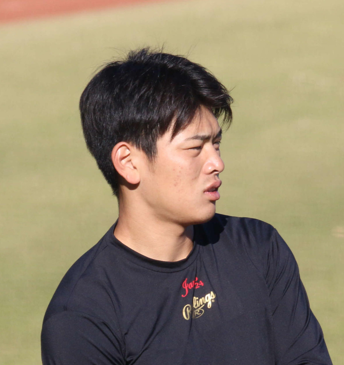 日本ハム野村佑希（2021年11月24日撮影）