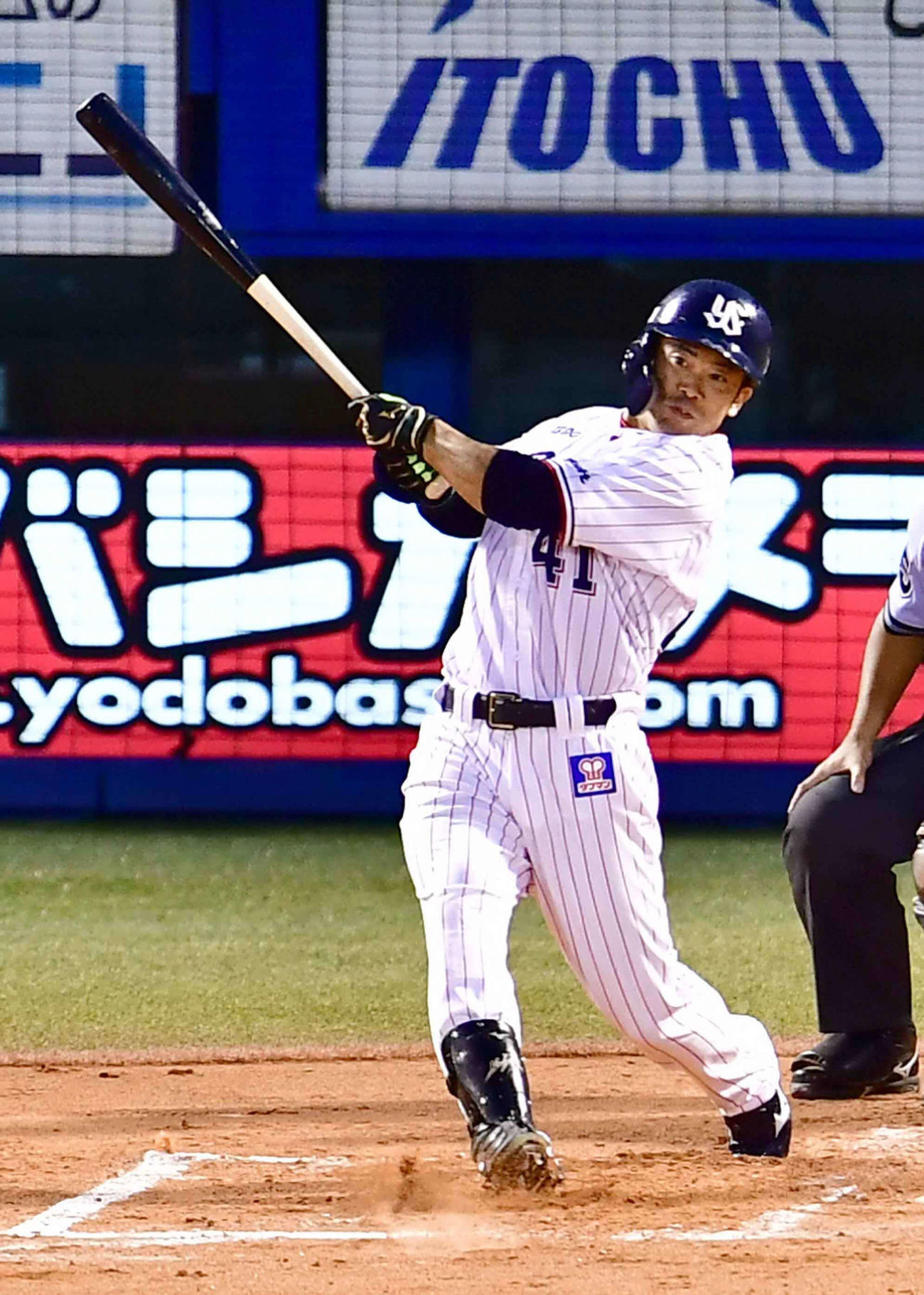 14年には23本塁打を放ちベストナインに輝いた
