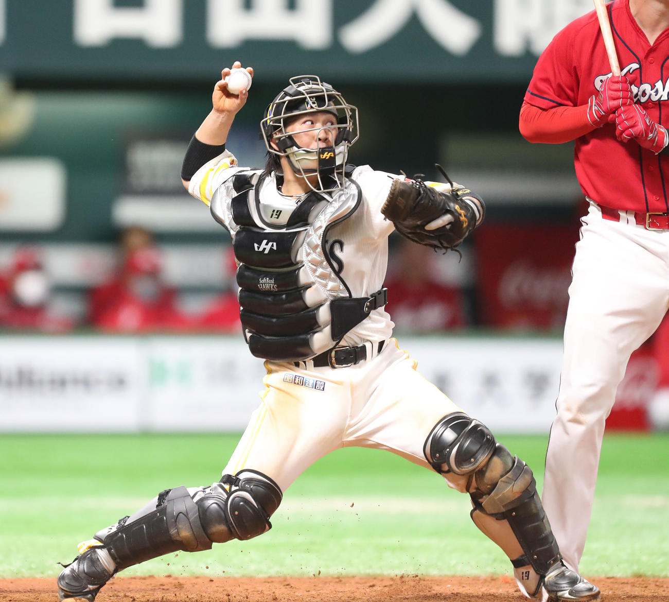 ソフトバンク甲斐拓也（2021年3月19日撮影）