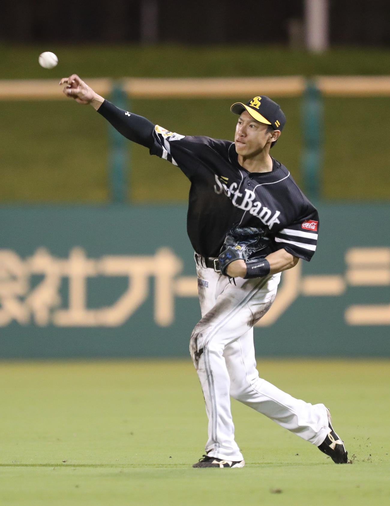 ソフトバンク柳田悠岐（2021年7月3日撮影）