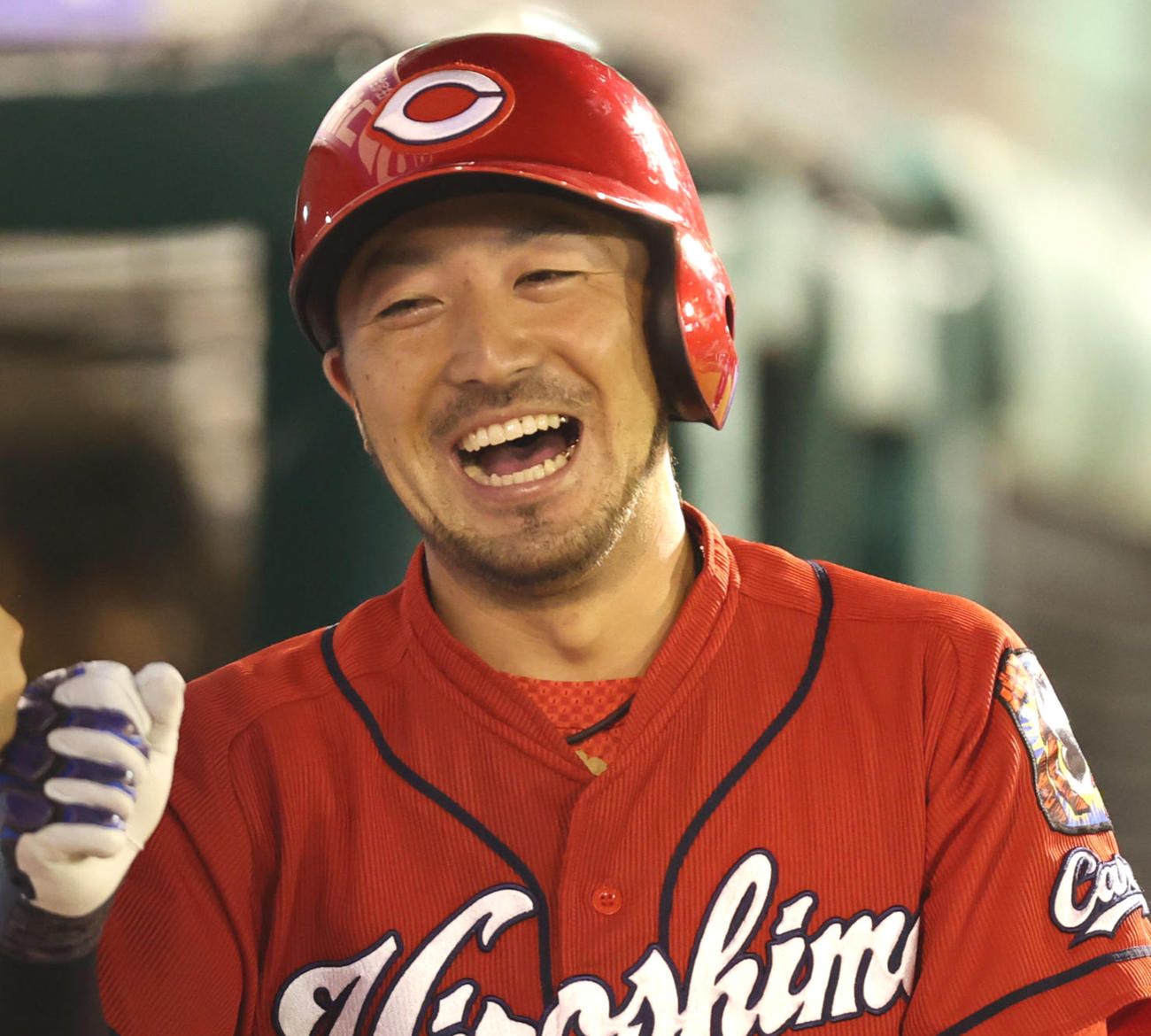 広島菊池涼介（2021年7月17日撮影）