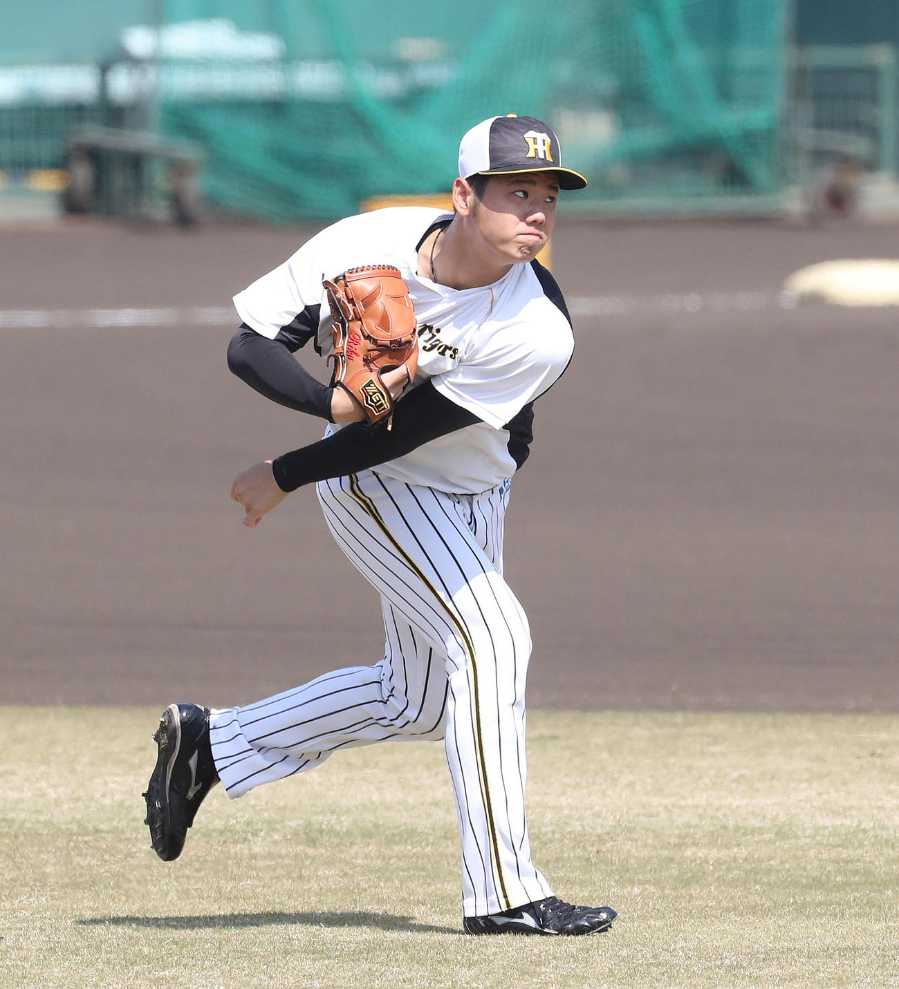 阪神川原陸（2021年3月26日撮影）