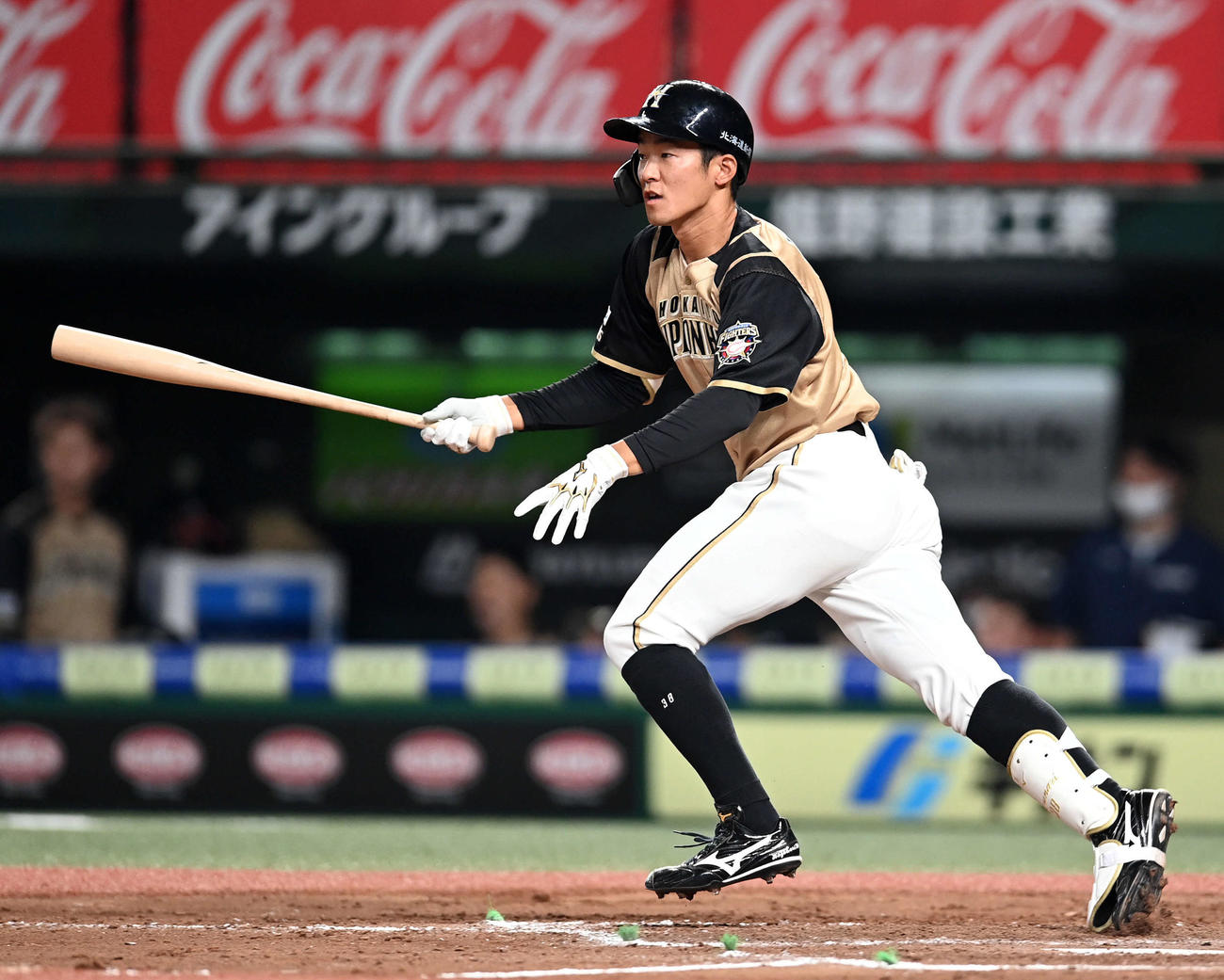 日本ハム石井（8月29日撮影）