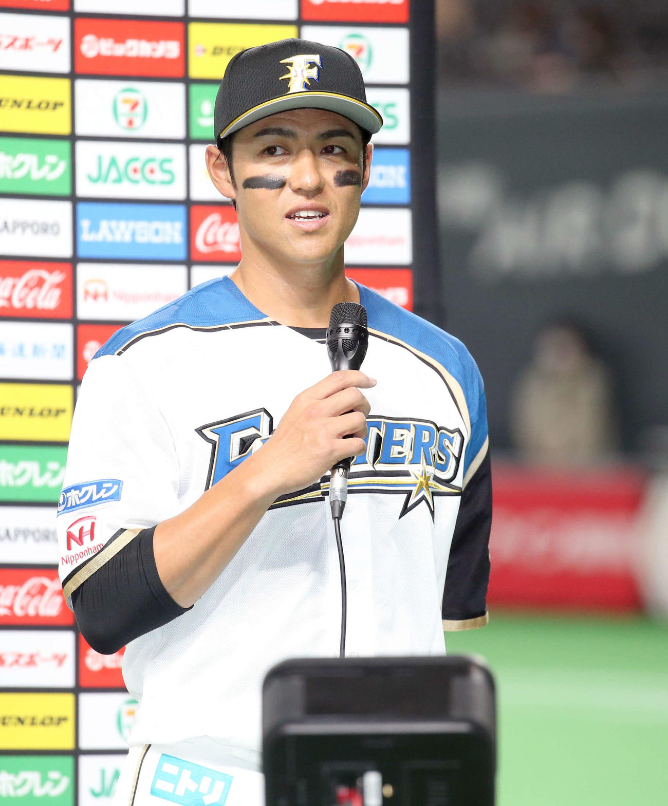 日本ハム木村文紀（2021年8月31日撮影）
