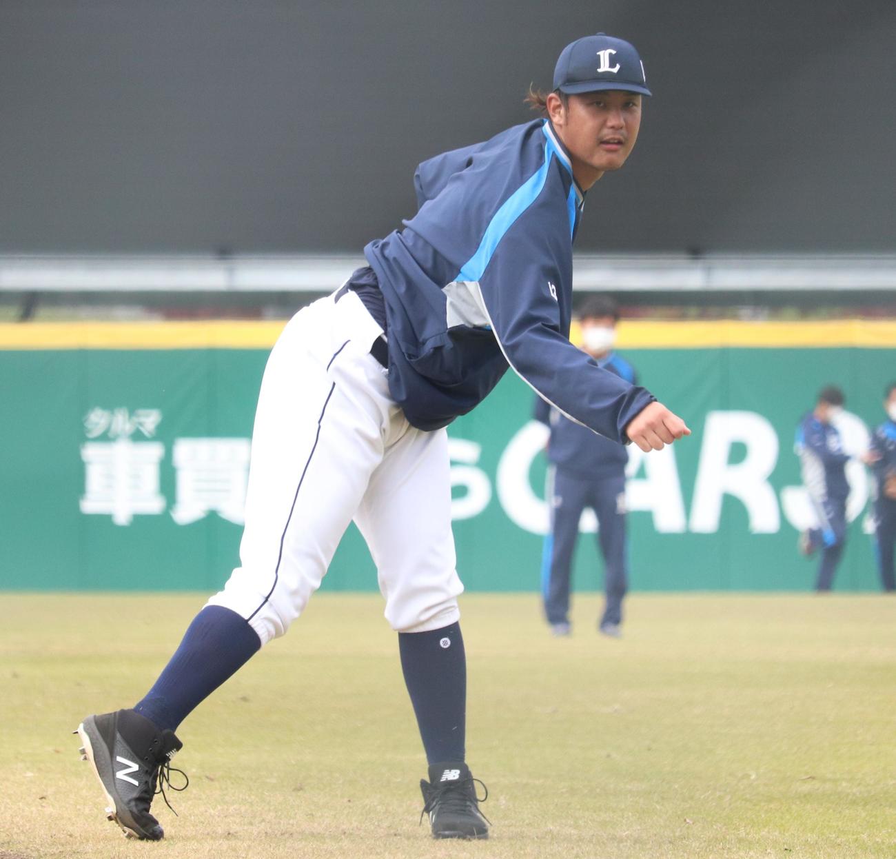 西武高橋光成（2021年11月18日撮影）