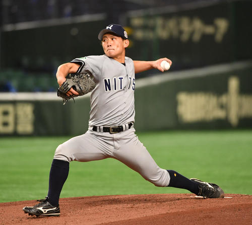 ENEOS対日本通運 先発した日本通運・相馬(撮影・柴田隆二)